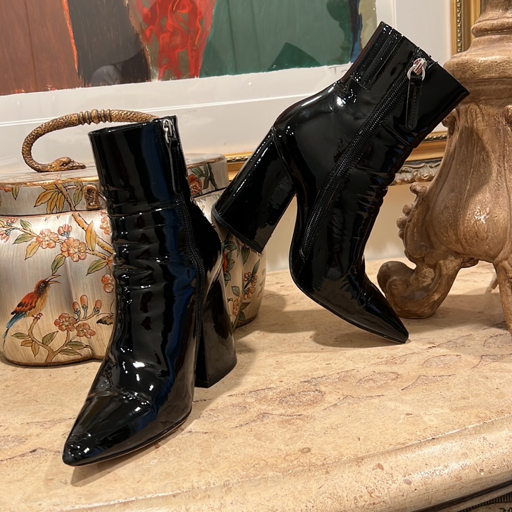 Alias Mae Ahara Bootie in Black Patent Leather